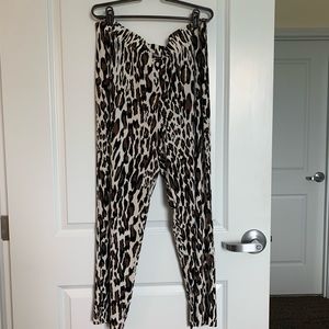 Travelers Leopard Print Pants